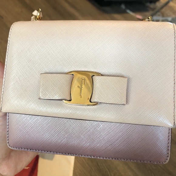 Salvatore Ferragamo Handbags - Mini Ginny Vara Bow Crossbody Shoulder Bag